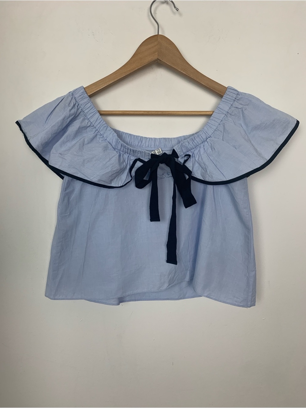 Zara Off The Shoulder Ruffle Top - Picture 4 of 7